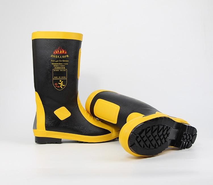 消防員滅火防護(hù)膠靴