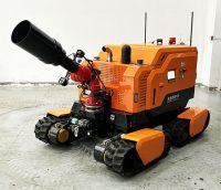 全地形消防滅火機(jī)器人 （第1代，四履帶，油動(dòng)液壓）
